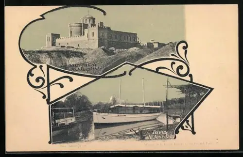 AK Jourdain, Rives du Jourdain, Le couvent de St. J-Baptiste