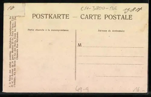 AK Interlaken, Talstation der Heimwehfluh-Bahn