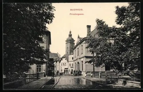 AK Budweis, Partie in der Priestergasse