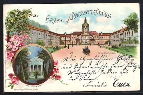 AK Berlin-Charlottenburg, Königlisches Schloss, Mausoleum