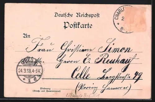 AK Berlin-Charlottenburg, Königlisches Schloss, Mausoleum