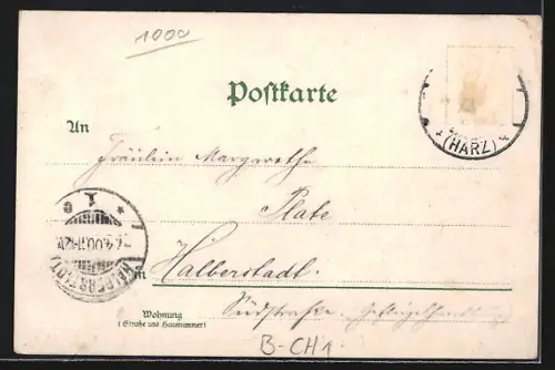 Lithographie Berlin-Charlottenburg, Schloss, Mausoleum, Magdeburg, Chocoladen-und Zuckerwaren-Fabrik Otto Dingel