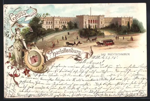 Lithographie Berlin-Charlottenburg, Das Polytechnikum
