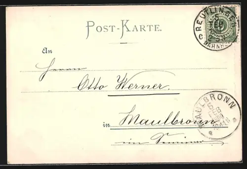 AK Reutlingen, Marktplatz und Wilhelmsstrasse mit Geschäften