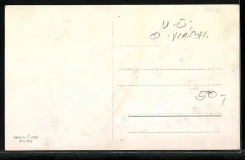 AK Náchod, Schloss, Strassenpartie, Ortspartie