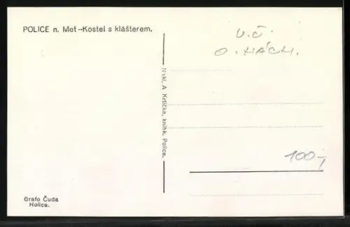 AK Police n. Met., Kostel s klásterem