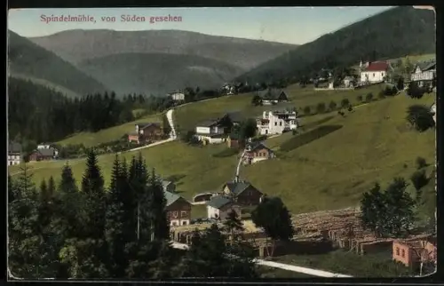 AK Spindelmühle, Teilansicht von Süden gesehen
