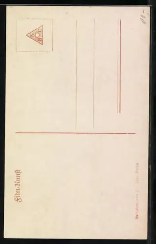 AK Der Trompeter von Säckingen, Gläubige verlassen die Kirche