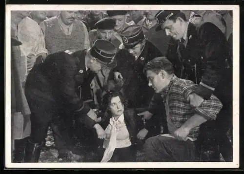 AK Filmszene aus Eine tolle Keilerei mit Jenny Jugo