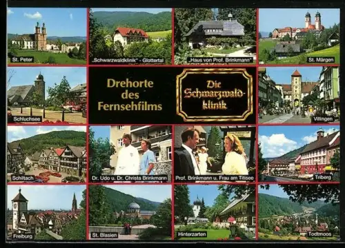 AK Glottertal, Die Schwarzwaldklinik mit Drehorten