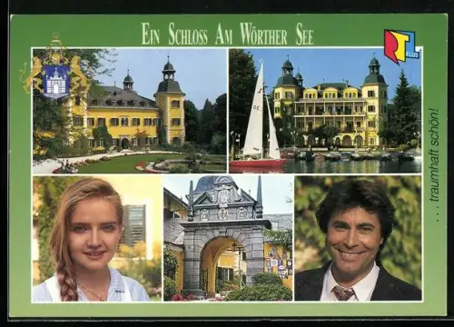 AK Velden /Kärnten, Serie Ein Schloss am Wörthersee, Drehorte