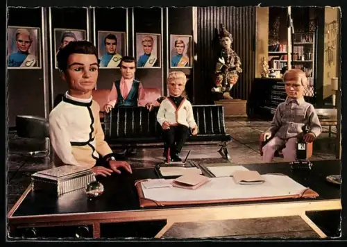 AK Szene aus der Serie Thunderbirds