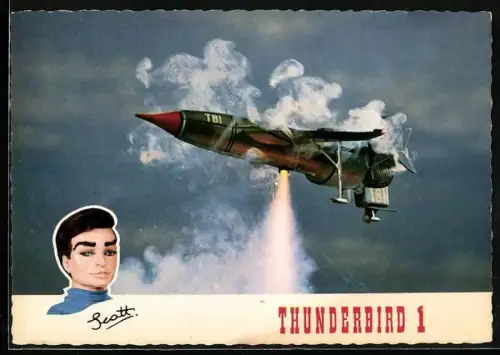 AK Thunderbird I mit Pilot Scott Tracy