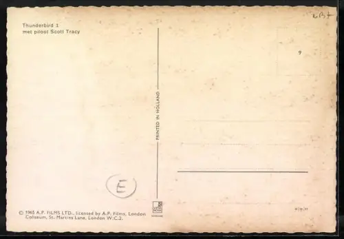 AK Thunderbird I mit Pilot Scott Tracy