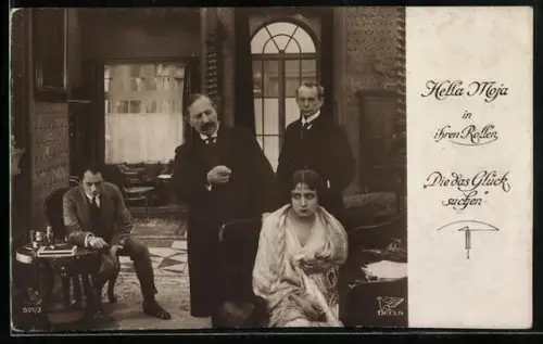 AK Schauspielerin Hella Moja in ihrer Rolle Die das Glück suchen