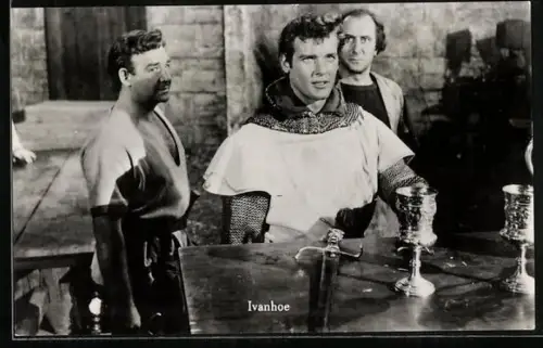 AK Filmszene aus Ivanhoe