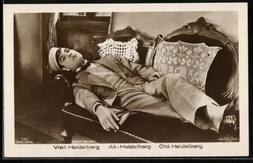 AK Alt-Heidelberg, Filmszene mit Ramon Novarro