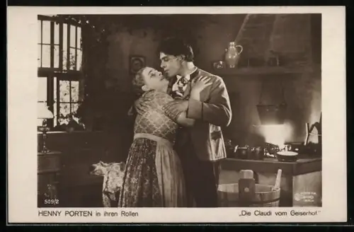 AK Schauspielerin Henny Porten in Die Claudi vom Geisterhof