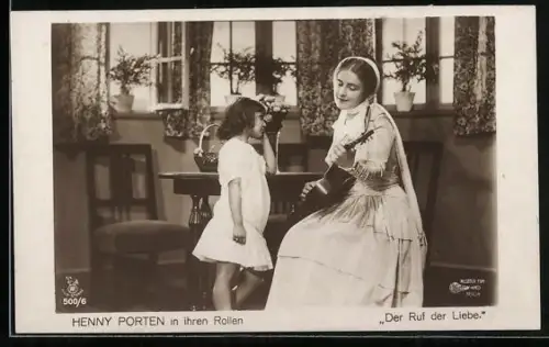 AK Schauspielerin Henny Porten in Ruf der Liebe