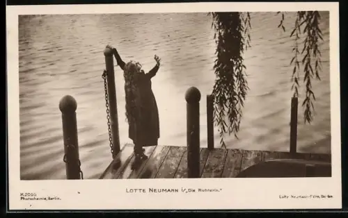 AK Schauspielerin Lotte Neumann in ihrer Rolle im Film Die Richterin