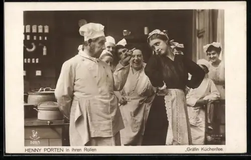 AK Schauspielerin Henny Porten in ihrer Rolle Gräfin Küchenfee