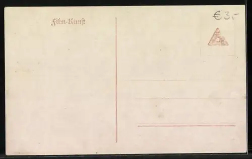 AK Filmszene aus Die Liebe der Hetty Raymond mit Mia May im Brautkleid