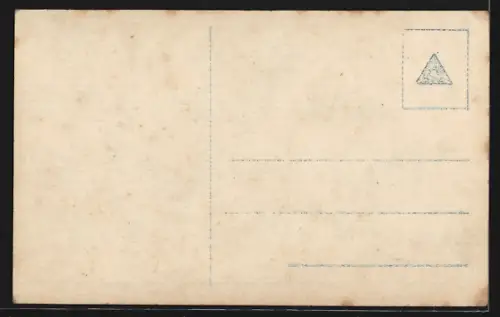 AK Valdemar Psilander zu Pferde vor einem Gebäude