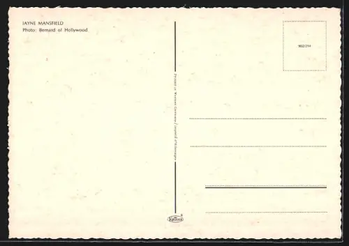 AK Jayne Mansfield posiert im Pünktchen-BH