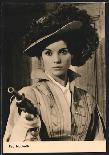 AK Schauspielerin Elsa Martinelli in dem Film Le Capitan
