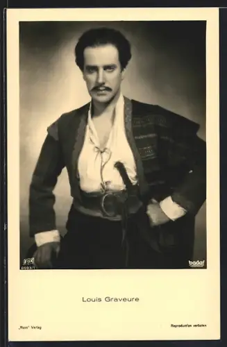 AK Schauspieler Louis Graveure in dem Film Ein Walzer für Dich