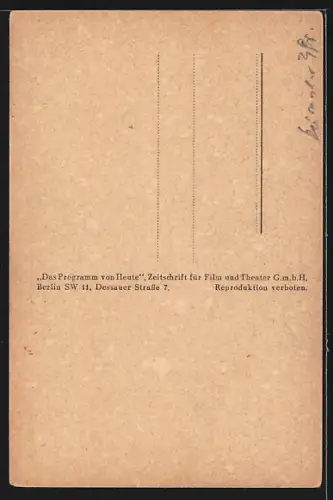 AK Schauspielerin Magda Schneider mit ernstem Blick