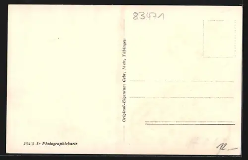 AK Berchtesgaden, Markt, Blick durch Torbogen