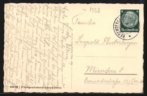 AK Berchtesgaden, Partie im Kurpark