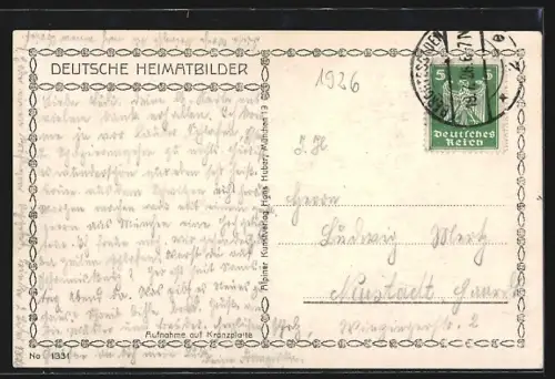 AK Berchtesgaden, Schloss mit Stiftskirche