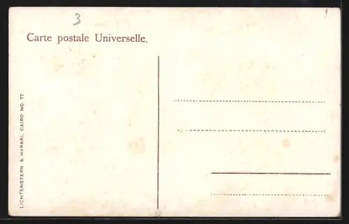 AK Luxor, the colonnades, vom Weg aus