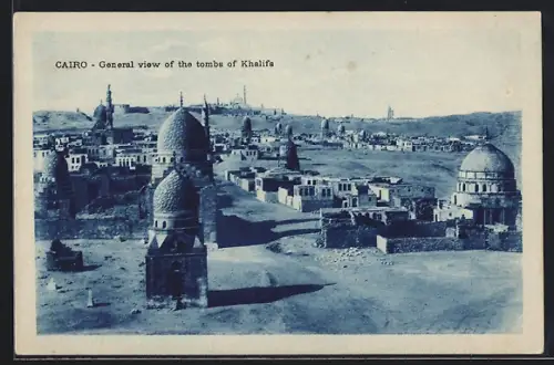 AK Cairo, General view of the tombs of Khalifs