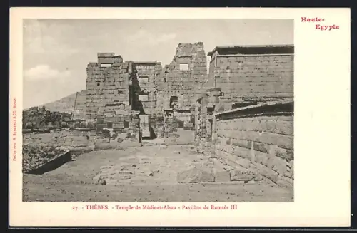 AK Thèbes, Temple de Médinet-Abou