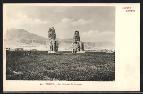 AK Thèbes, Les Colosses de Memnon