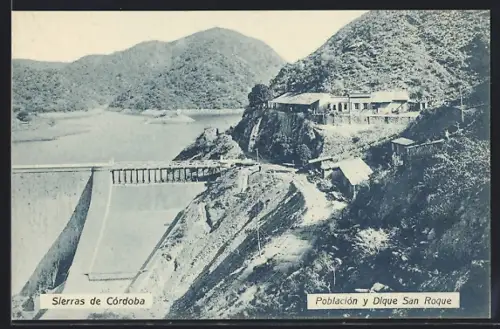 AK Sierras de Cordoba, Poblacion y Dique San Roque