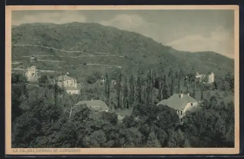 Künstler-AK Sierras de Cordoba, La Falda