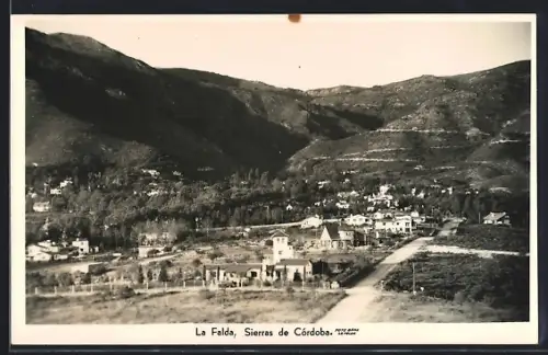 AK La Falda /Sierras de Cordoba, Ortsansicht aus der Vogelschau
