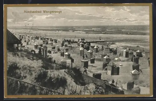 AK Wangerooge, Strand mit Strandkörben