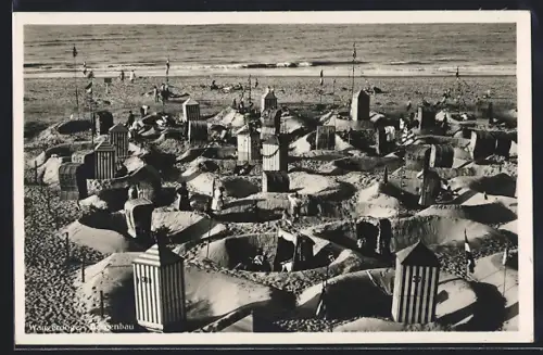 AK Wangerooge, Strand mit Strandkörben
