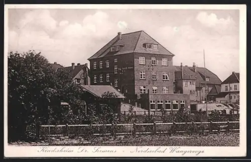 AK Wangerooge, Blick auf das Kinderheim Dr. Siemens