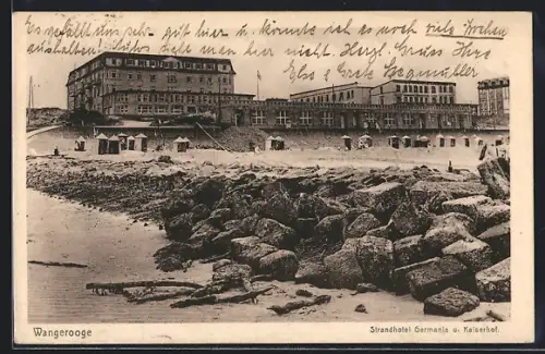 AK Wangerooge, Strandhotel Germania und Kaiserhof