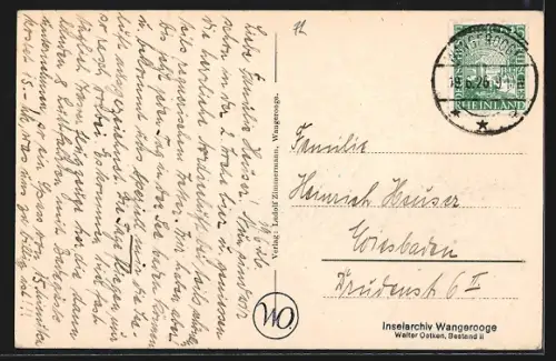 AK Wangerooge, Strandhotel Germania und Kaiserhof