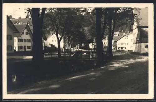 AK Peiting /Bayer. Hochland, Partie in der Rottenbucherstrasse