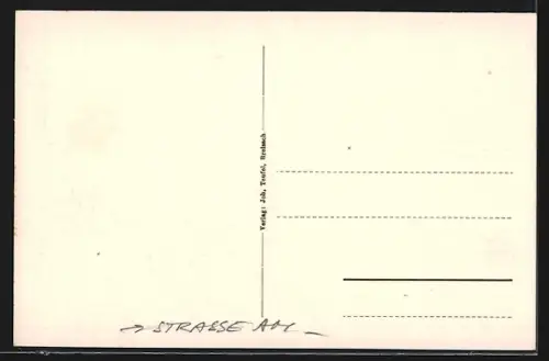 AK Breisach, Strasse am Specktor mit Münster