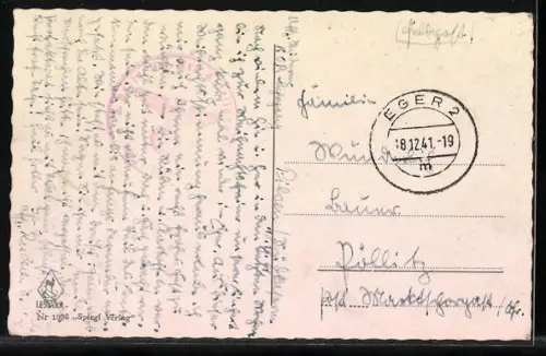 AK Eger, Blick über die Ortschaft