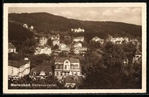 AK Marienbad, Bellevueviertel
